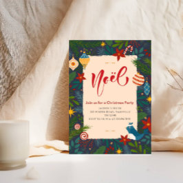 Invitación Elegante Fiesta de Navidades Noel