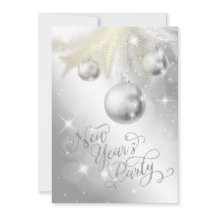 Elegante Fiesta de Nochevieja Plata