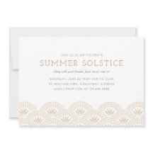 Elegante fiesta de solsticio de verano de oro