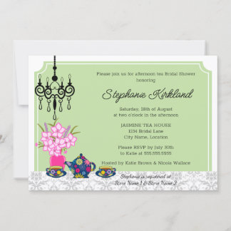 Invitación Elegante Fiesta de té