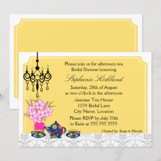 Invitación Elegante Fiesta de té