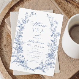 Invitación Elegante Fiesta de té de la tarde Baby Shower