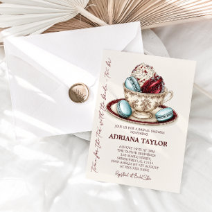 Invitación Elegante fiesta de té para despedida de soltera