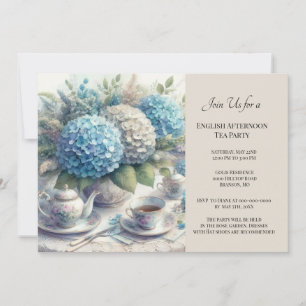 Invitación Elegante Fiesta de té vintage