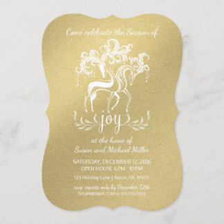 Invitación Elegante fiesta de vacaciones de la alegría de los