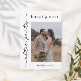 Invitación Elegante Fiesta Elopement Recepción de matrimonio