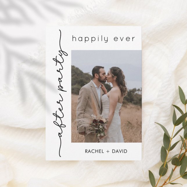 Invitación Elegante Fiesta Elopement Recepción de matrimonio (Subido por el creador)