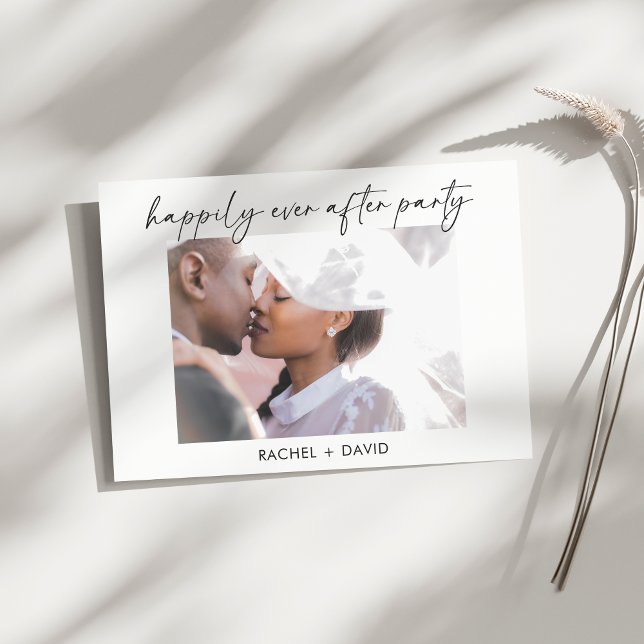 Invitación Elegante Fiesta Elopement Recepción de matrimonio (Subido por el creador)