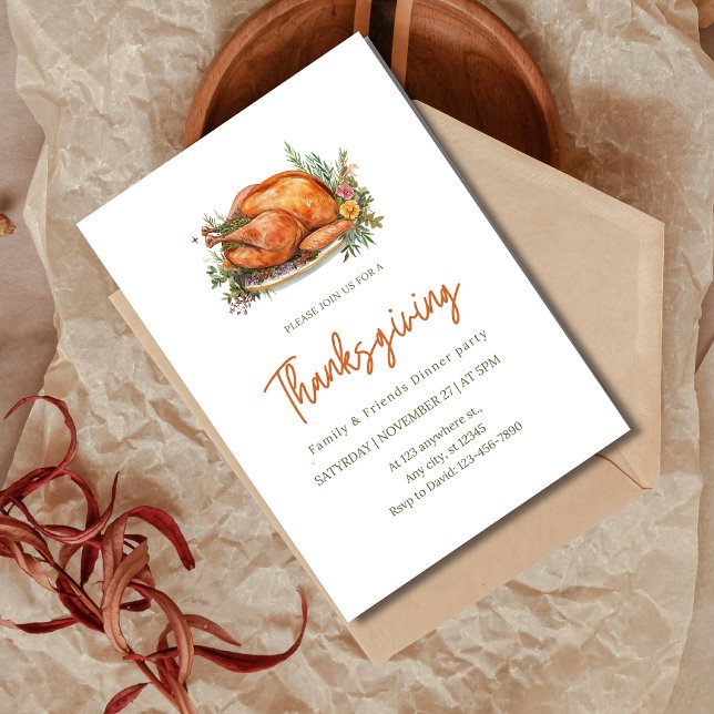 Invitación Elegante Fiesta Familiar y de Amigos (Subido por el creador)