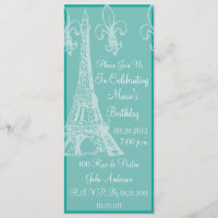 Elegante Fiesta francés de la celebración del cump