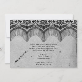 Invitación Elegante fiesta gótica de Halloween