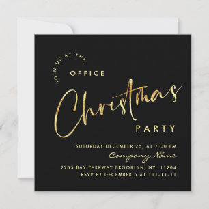 Invitación Elegante fiesta Minimalista de vacaciones simple