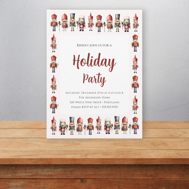 Invitación Elegante fiesta navideña de Navidades desnudos (Subido por el creador)