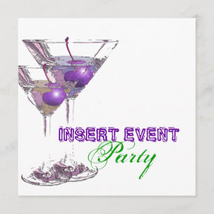 Invitación Elegante fiesta ocasión con estilo PERSONALIZAR