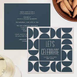 Invitación Elegante Fiesta para el calentamiento de la casa I