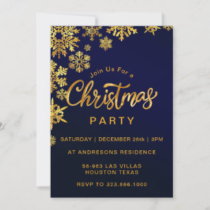 Invitación Elegante Fiesta simple de Navidades del Arco de Or