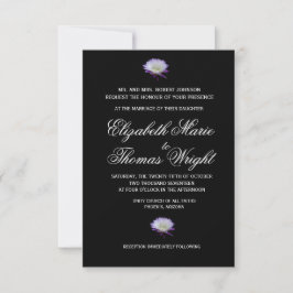 Invitación Elegante flor de cactus florida nocturna