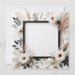 Invitación Elegante Floral