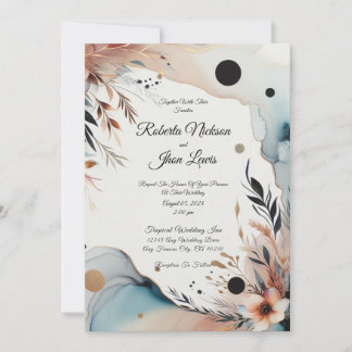 Invitación Elegante, floral, amor