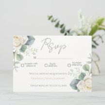 Elegante Floral Verde Mijo