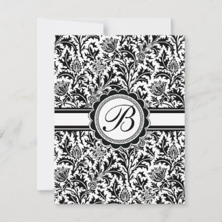 Invitación Elegante floral victoriano vintage William Morris