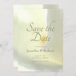 Invitación Elegante Floral White Calla Lily salva la fecha