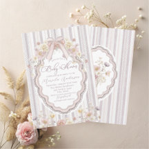 Elegante flores silvestres pastel al agua lazo beb