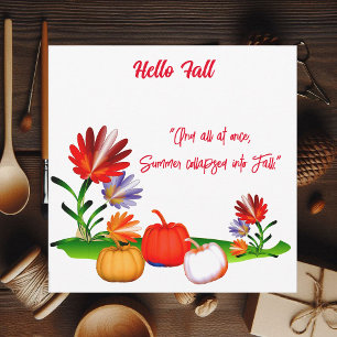 Invitación Elegante Foliage otoño Colores de otoño Brimpkin b
