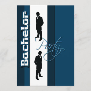 Invitación Elegante formal de despedida de soltero "fiesta de
