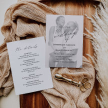 Elegante foto de caligrafía boda moderna
