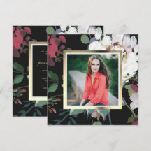 Elegante foto de la fiesta de graduación floral os