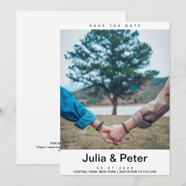 Invitación Elegante foto de un Personalizado ruso salva la fe (Anverso / Reverso)