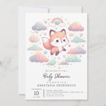 Elegante Fox Baby Shower