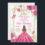 Invitación Elegante Fuchsia Vestidos Florales Rosa Mis Quince<br><div class="desc">Elegante Fuchsia Vestidos Florales Rosa Mis Quince Invitación Mis Quince 15 Anos,  16 Años, </div>