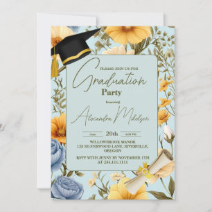 Invitación elegante graduación de Boho