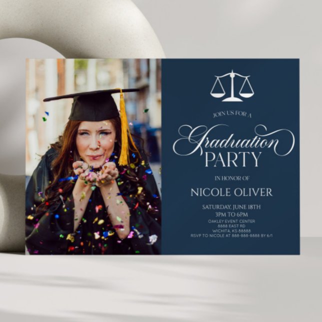 Invitación Elegante graduación de imagen Personalizado de esc (Subido por el creador)