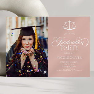 Invitación Elegante graduación de imagen Personalizado de esc