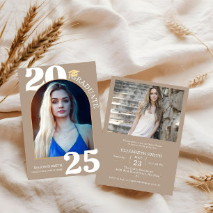 Invitación Elegante Graduación de la Escuela Secundaria de Ar