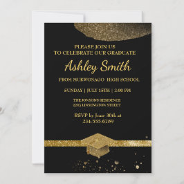 Invitación Elegante graduación de Moda