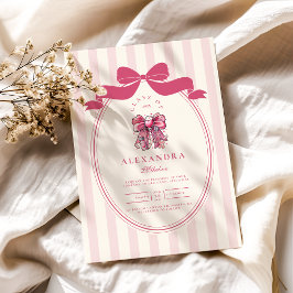 Invitación Elegante graduado de la escuela de Enfermería Bow
