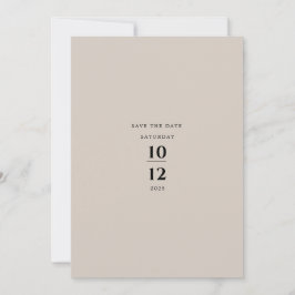 Invitación Elegante Gris Plateado Minimalista Moderno de Boda