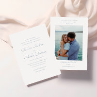 Elegante guión Biblia contra Boda de foto