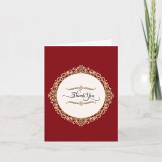 Invitación Elegante Guión de caligrafía formal de oro Gracias