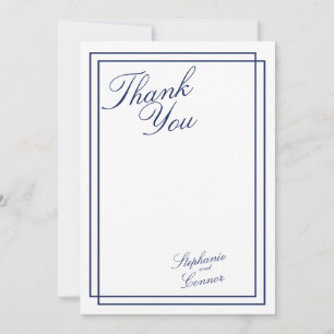 Invitación Elegante guión moderno Minimalista Gracias