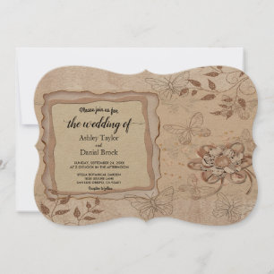 Invitación Elegante guión simple Moda formal Boda con clase