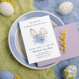 Invitación Elegante Huevo Brunch de Pascua