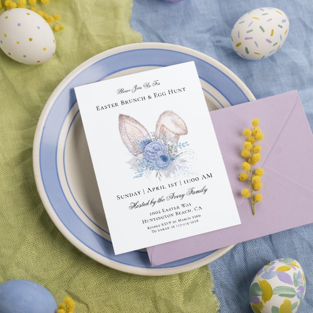 Invitación Elegante Huevo Brunch de Pascua (Subido por el creador)