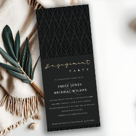 INVITACIÓN ELEGANTE INCORPORACIÓN MODERNA ART DECO DE FUENTE 