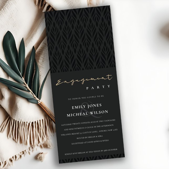 INVITACIÓN ELEGANTE INCORPORACIÓN MODERNA ART DECO DE FUENTE  (Subido por el creador)