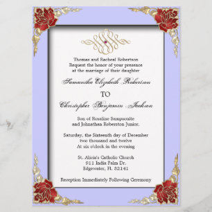 Invitación Elegante invitado de Boda de Oro de Acento Dorado